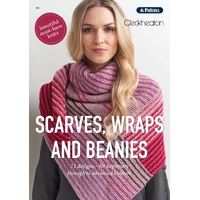 Scarves, wraps and beanies pattern booklet