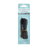 UNI TRIM SPRING TOGGLE AND ELASTIC PACK BLACK