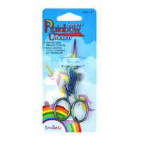 Rainbow unicorn embroidery scissors