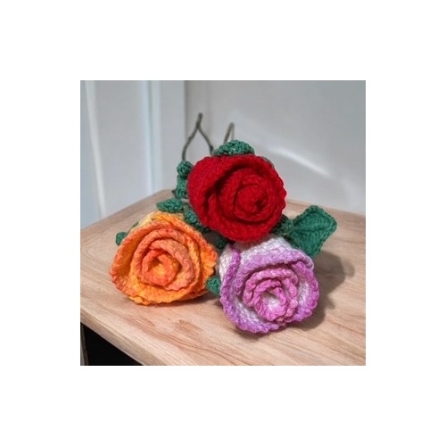 Crochet roses class