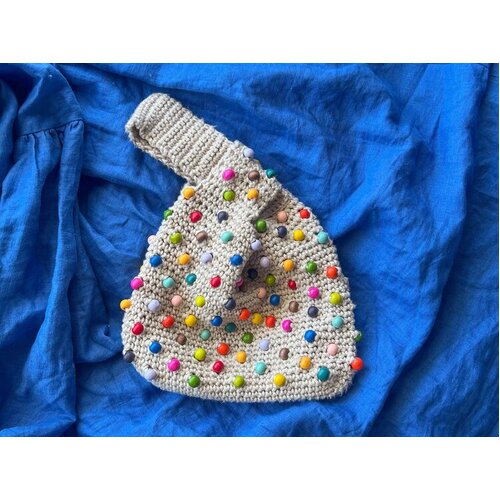 Beaded mosu bag crochet kit